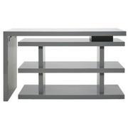 Jax Gray L-Shaped Desk  alternate image, 4 of 8 images.