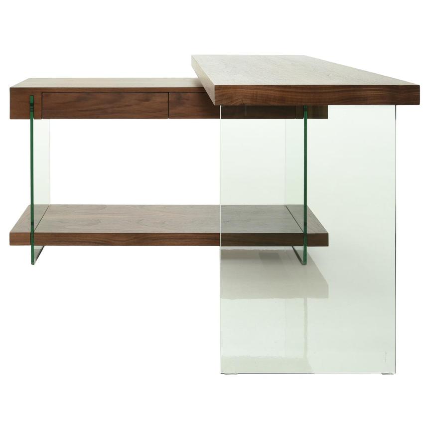 Cherish Walnut L-Shaped Desk | El Dorado Furniture
