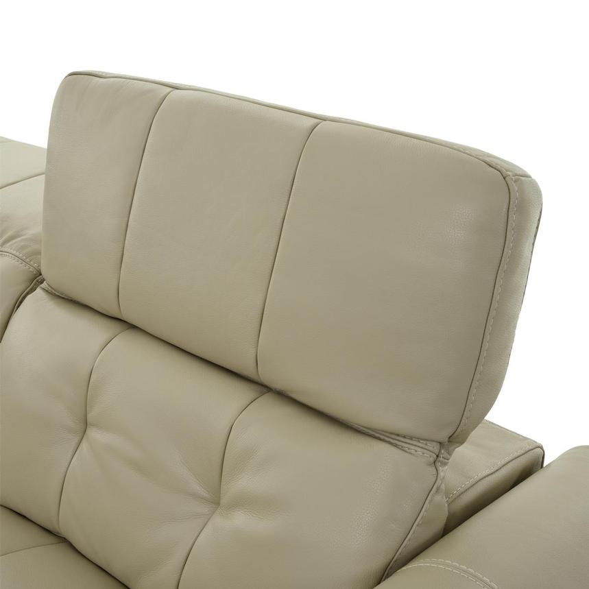 Dolomite Cream Leather Power Reclining Sectional with 5PCS/3PWR  alternate image, 7 of 13 images.
