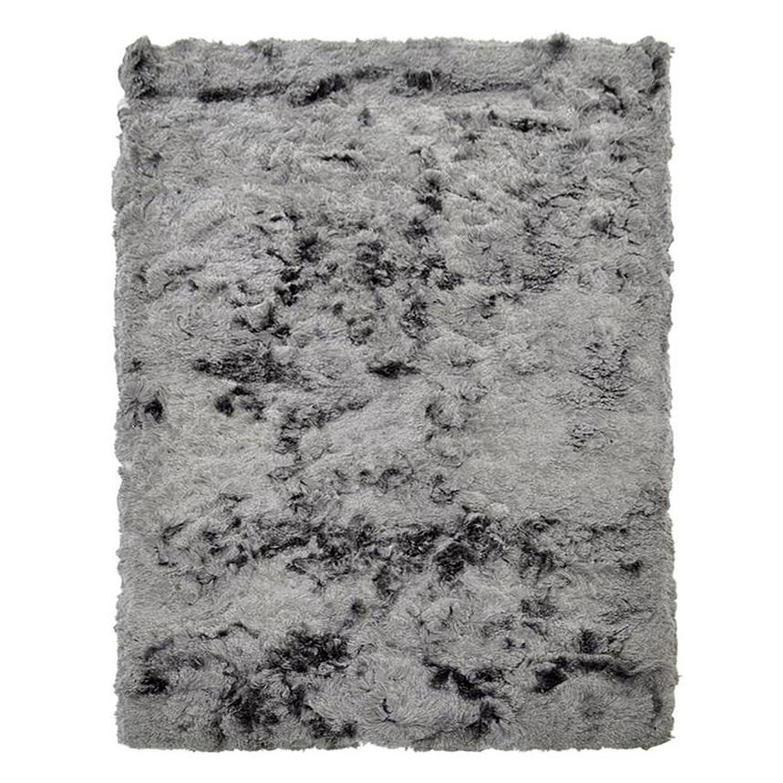 Silky Deluxe Gray 8' x 10' Area Rug  main image, 1 of 3 images.
