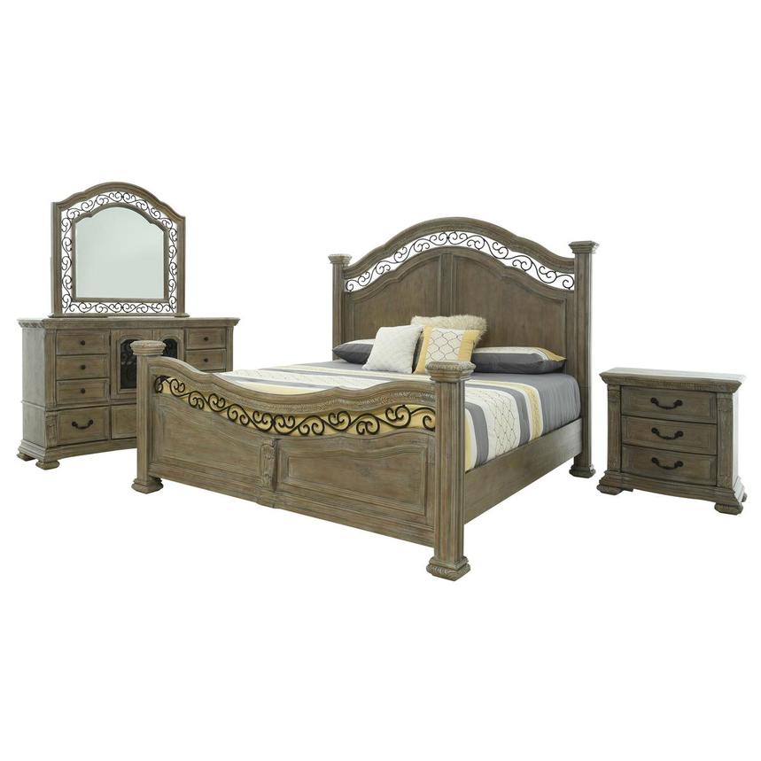 light brown king bedroom set