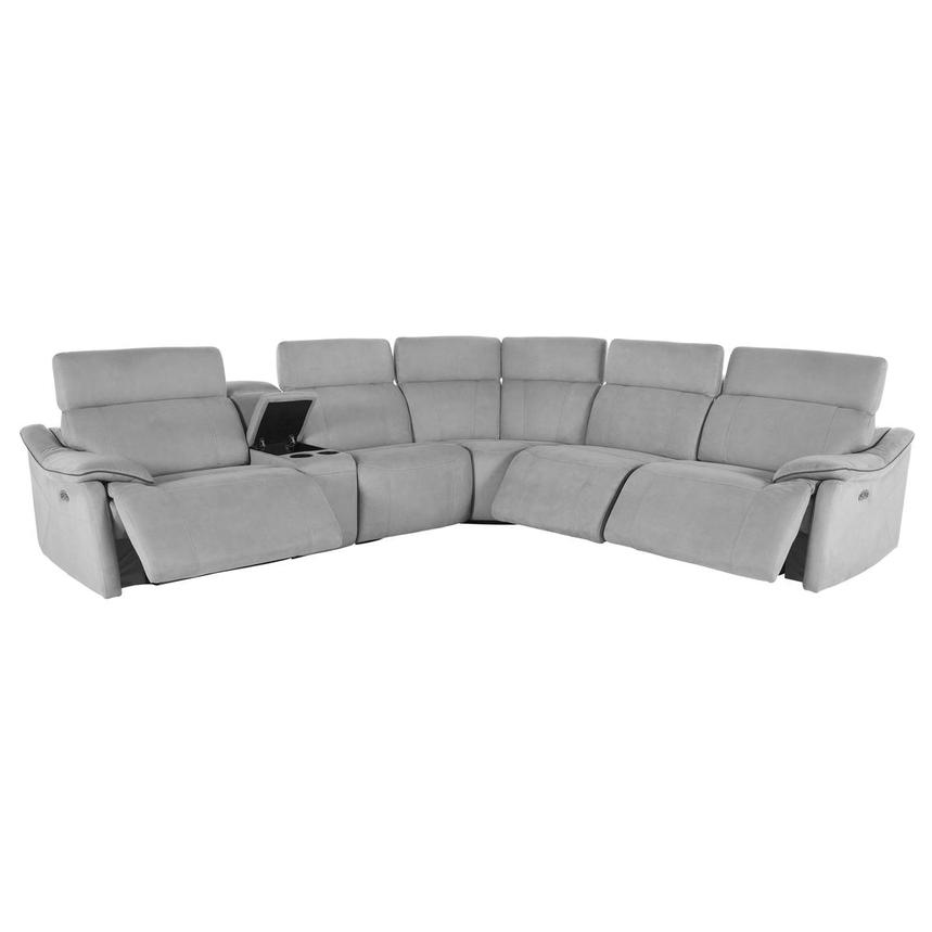 Dallas Power Reclining Sectional with 6PCS/3PWR  alternate image, 2 of 6 images.