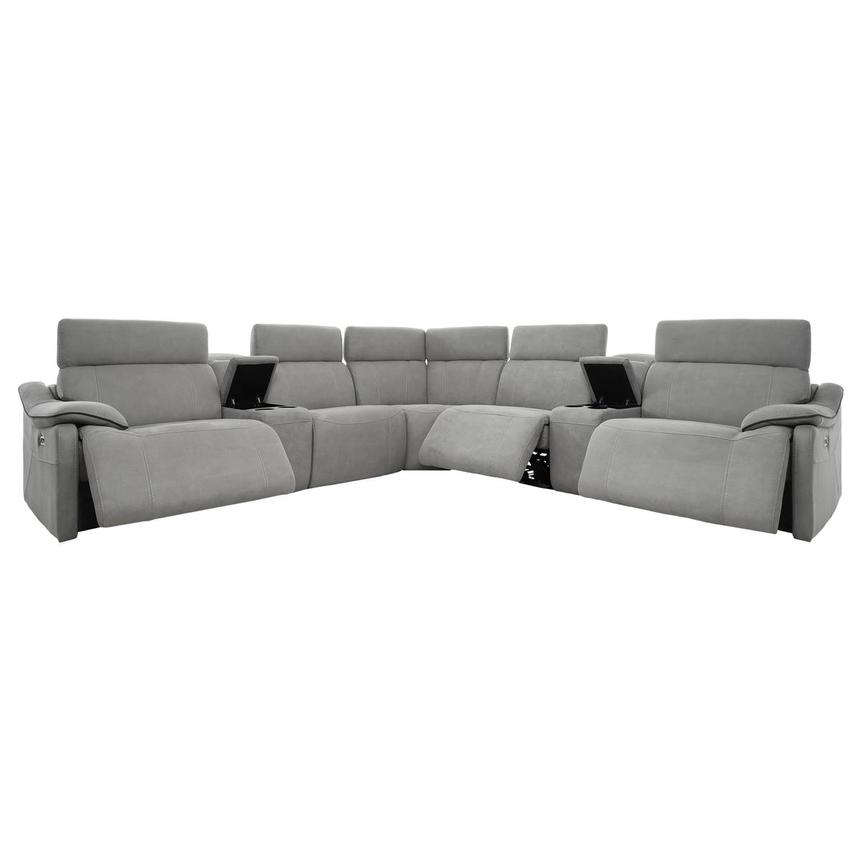 Dallas Power Reclining Sectional with 7PCS/3PWR  alternate image, 3 of 10 images.