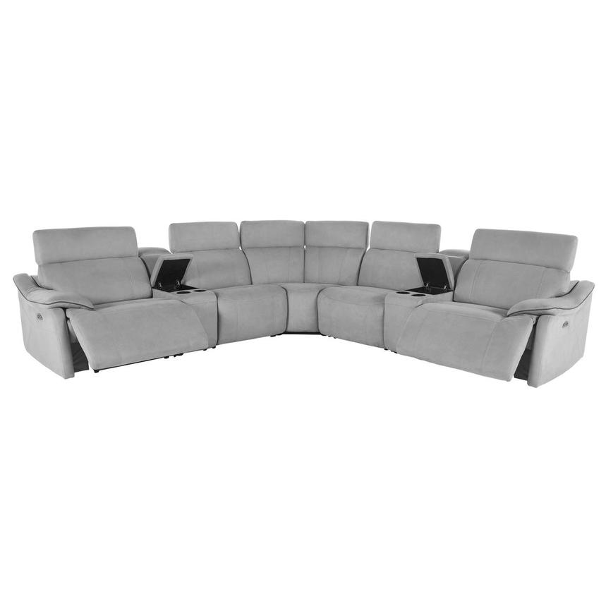 Dallas Power Reclining Sectional with 7PCS/3PWR  alternate image, 2 of 7 images.