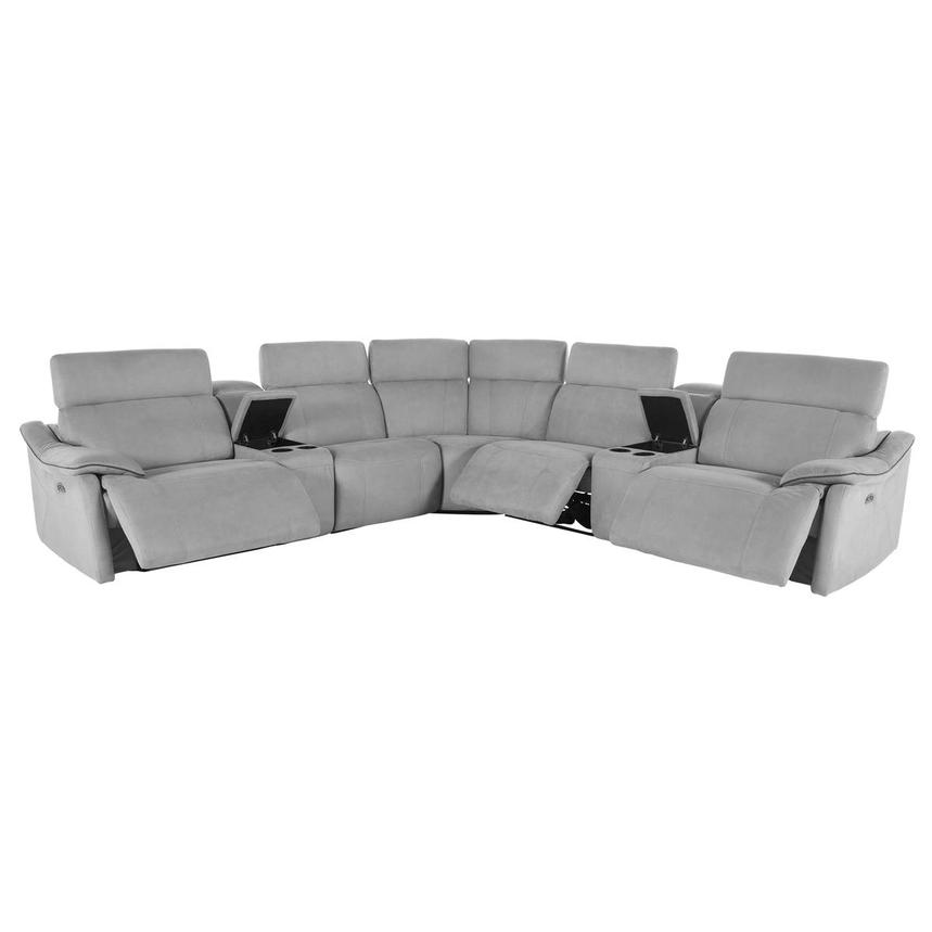 Dallas Power Reclining Sectional with 7PCS/3PWR alternate image, 3 of 7 images.