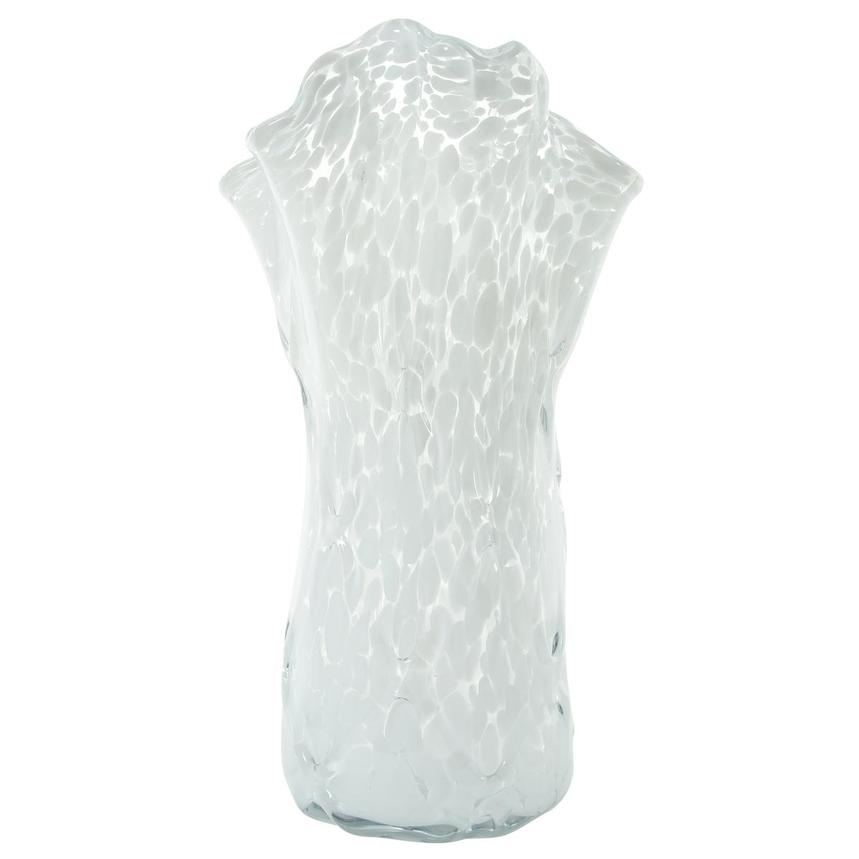 Brianna White Glass Vase  alternate image, 3 of 5 images.