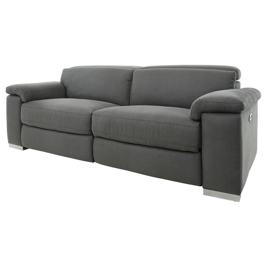 Karly Dark Gray Power Reclining Sofa  alternate image, 3 of 13 images.