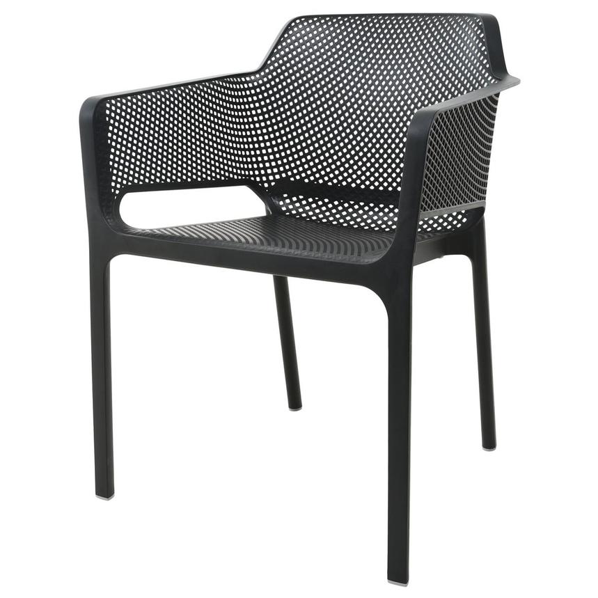 Net Dark Gray Arm Chair  alternate image, 2 of 9 images.