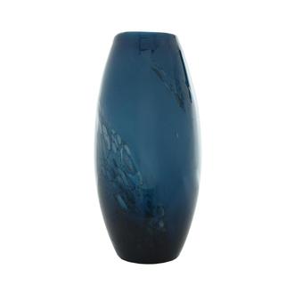 Splash Blue Large Glass Vase