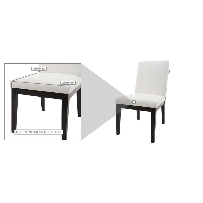 Suria White Side Chair alternate image, 10 of 10 images.
