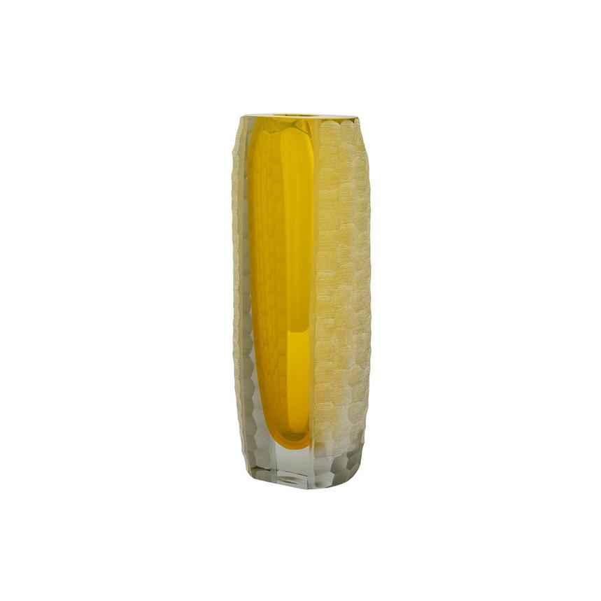 Suki Yellow Glass Vase  alternate image, 2 of 5 images.