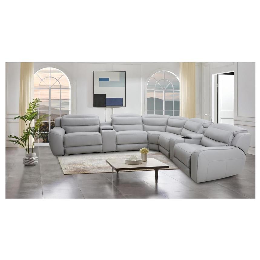 Cosmo ll Home Theater Leather Seating with 5PCS/3PWR  alternate image, 2 of 24 images.