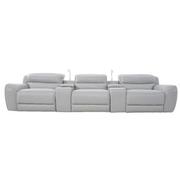 Cosmo II Home Theater Leather Seating with 5PCS/2PWR  main image, 1 of 23 images.