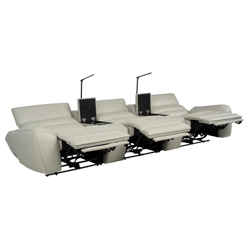 Cosmo II Home Theater Leather Seating with 5PCS/3PWR  alternate image, 5 of 16 images.