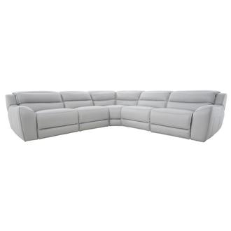 Cosmo ll Leather Power Reclining Sectional with 5PCS/3PWR