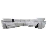 Cosmo ll Leather Power Reclining Sectional with 6PCS/2PWR  alternate image, 4 of 23 images.