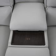 Cosmo II Leather Power Reclining Sectional with 6PCS/3PWR  alternate image, 8 of 22 images.