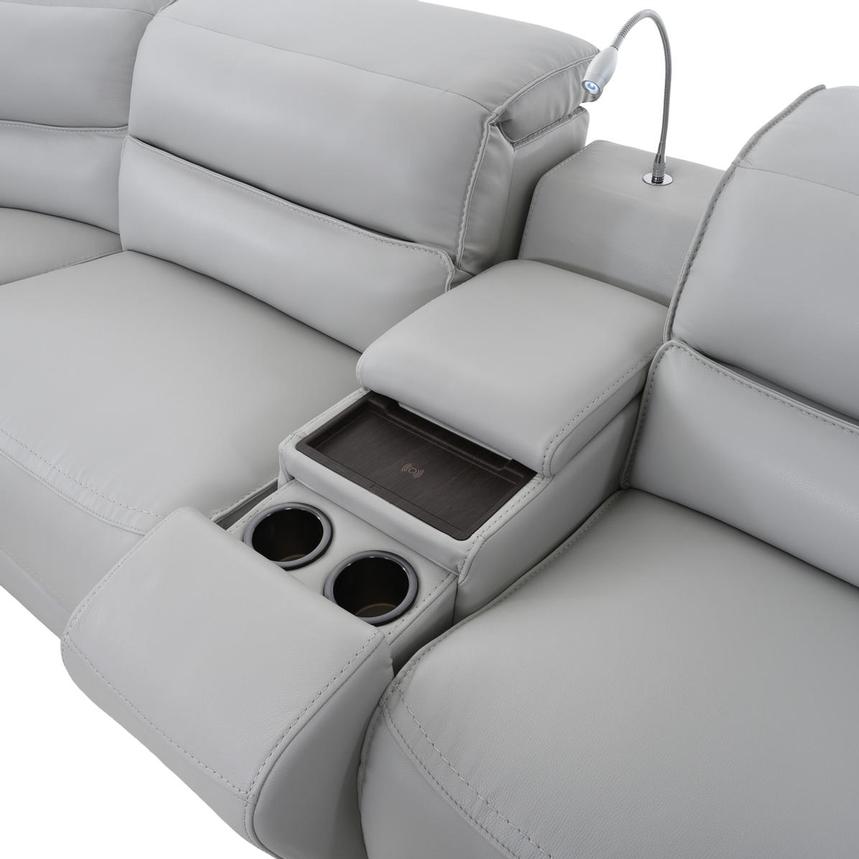 Cosmo ll Leather Power Reclining Sectional with 7PCS/3PWR  alternate image, 12 of 29 images.