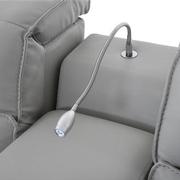 Cosmo II Leather Power Reclining Sectional with 7PCS/3PWR  alternate image, 16 of 25 images.