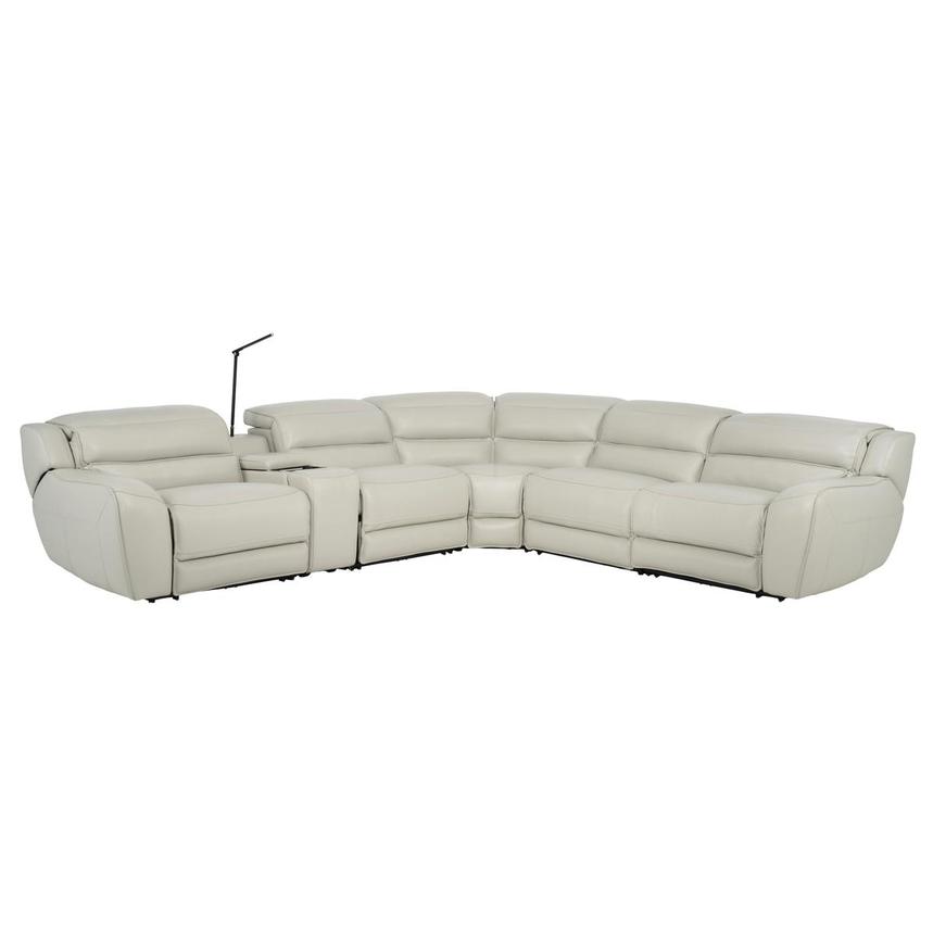Cosmo II Leather Power Reclining Sectional with 6PCS/2PWR main image, 1 of 14 images.