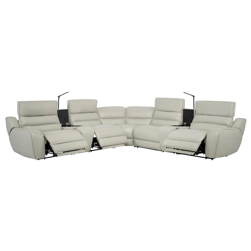 Cosmo II Leather Power Reclining Sectional with 7PCS/3PWR  alternate image, 3 of 11 images.
