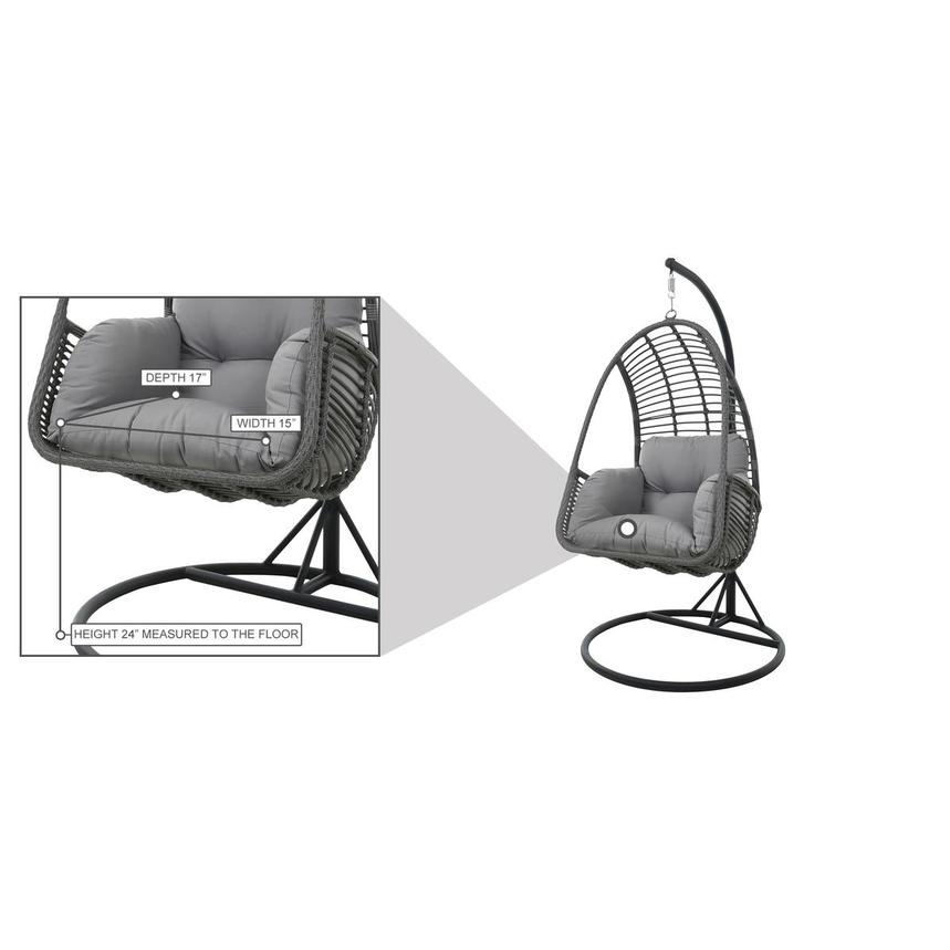 Basket Hanging Chair  alternate image, 12 of 12 images.