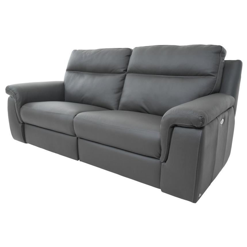 Alan Gray Leather Power Reclining Sofa  alternate image, 2 of 12 images.