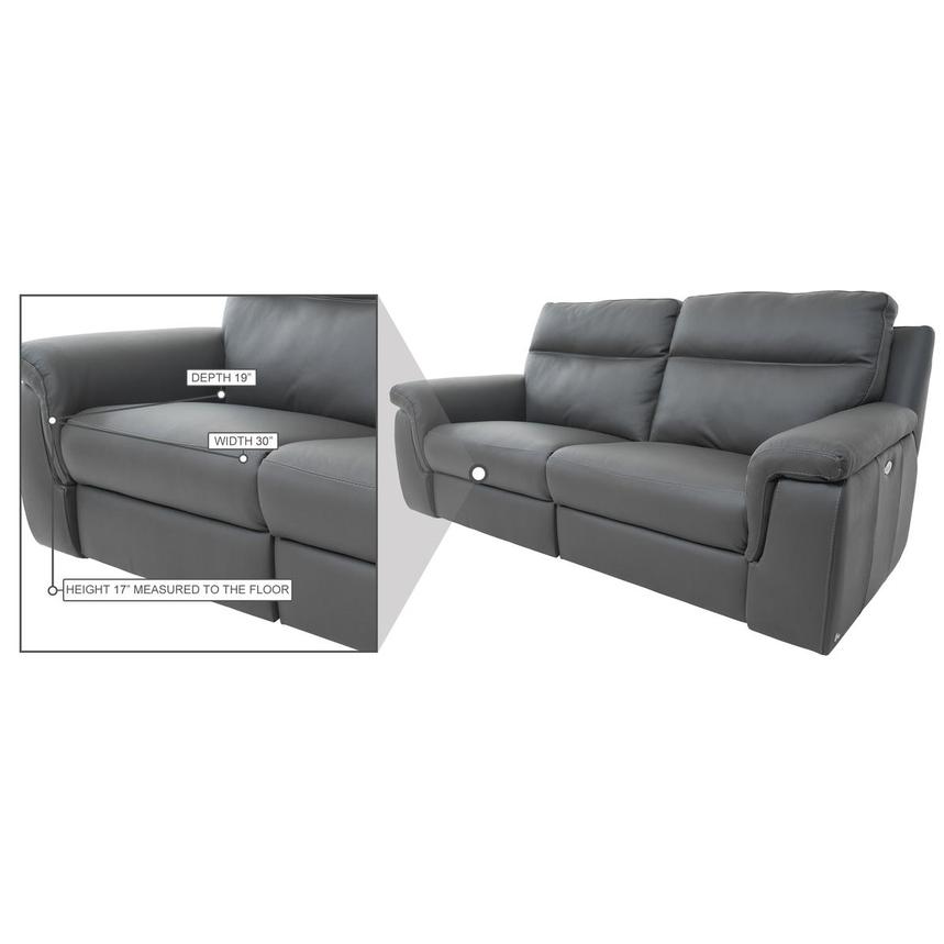 Alan Gray Leather Power Reclining Sofa  alternate image, 12 of 12 images.