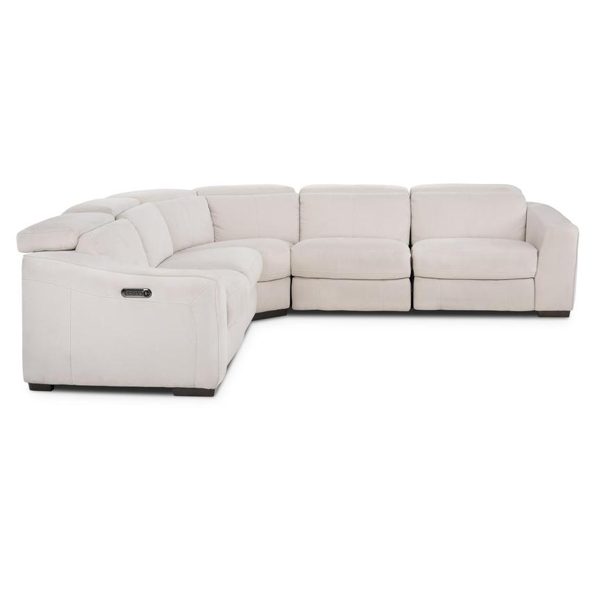 Jameson Cream Power Reclining Sectional with 5PCS/2PWR alternate image, 3 of 8 images.
