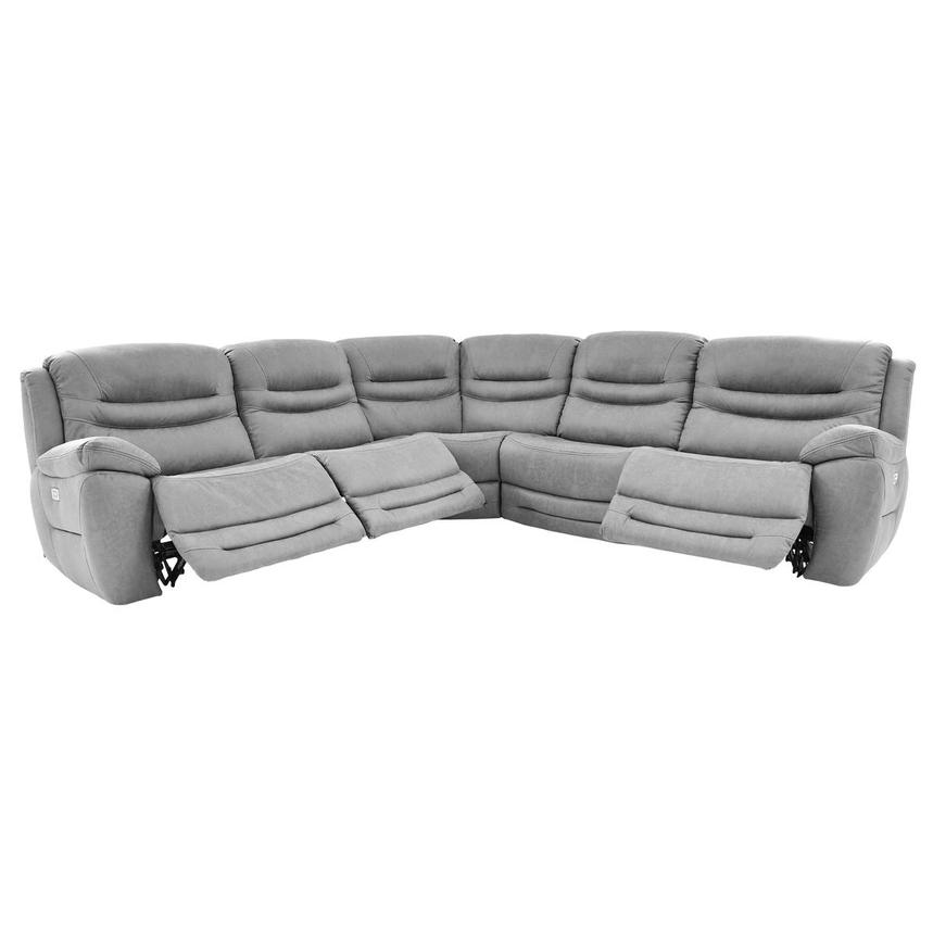 Dan Gray Power Reclining Sectional with 5PCS/3PWR alternate image, 2 of 7 images.
