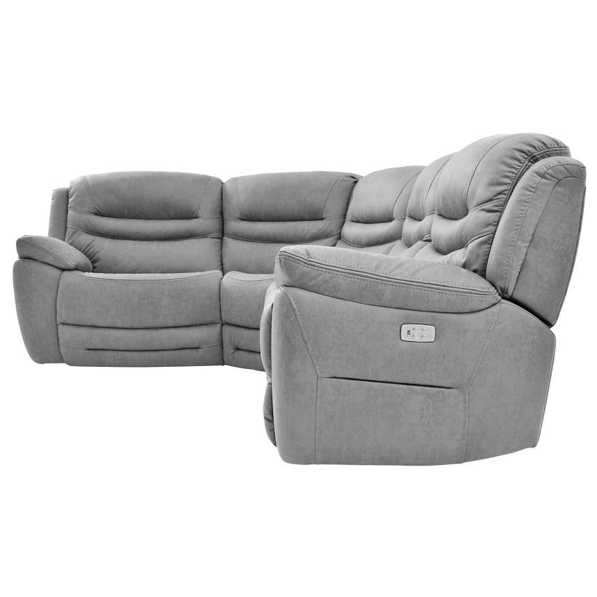 Dan Gray Power Reclining Sectional with 4PCS/2PWR alternate image, 3 of 8 images.