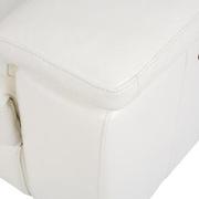 Charlie White Leather Power Reclining Sectional with 6PCS/2PWR  alternate image, 10 of 13 images.