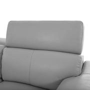 Charlie Light Gray Leather Power Reclining Sectional with 6PCS/2PWR  alternate image, 9 of 16 images.