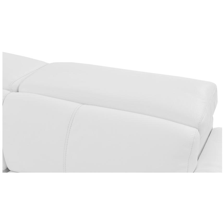 Charlie White Leather Power Reclining Sectional with 5PCS/2PWR  alternate image, 7 of 11 images.