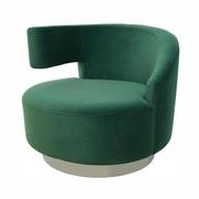 Okru II Green Swivel Chair  main image, 1 of 8 images.