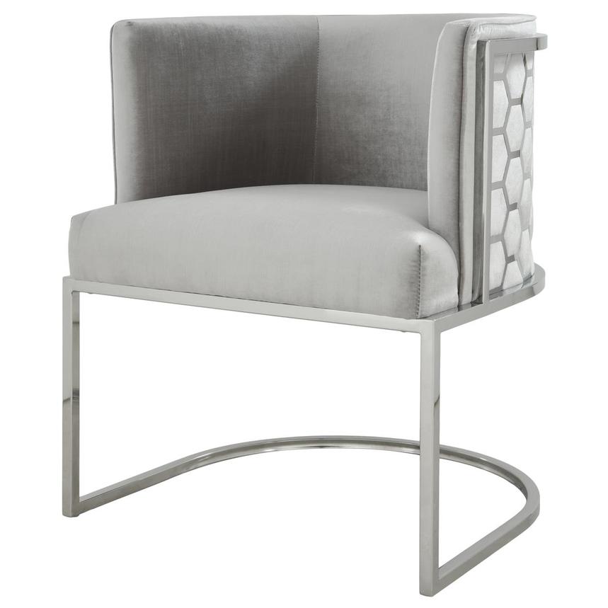Wellington Light Gray Accent Chair  main image, 1 of 10 images.