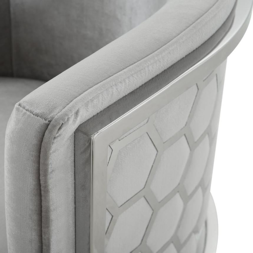 Wellington Light Gray Accent Chair  alternate image, 6 of 10 images.