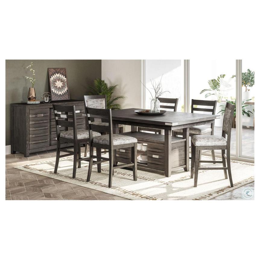 Logan Gray 5-Piece Counter Dining Set  alternate image, 2 of 29 images.