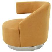 Okru II Yellow Accent Chair w/2 Pillows  alternate image, 4 of 13 images.