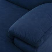 Karly Blue Corner Sofa w/Right Chaise  alternate image, 9 of 13 images.