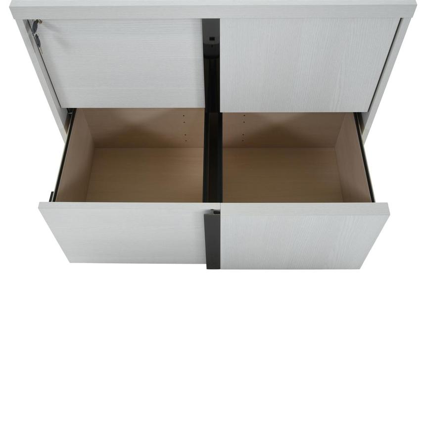Tivo White Lateral File Cabinet alternate image, 8 of 12 images.