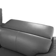 Charlie Gray Leather Power Reclining Sectional with 7PCS/3PWR  alternate image, 9 of 14 images.