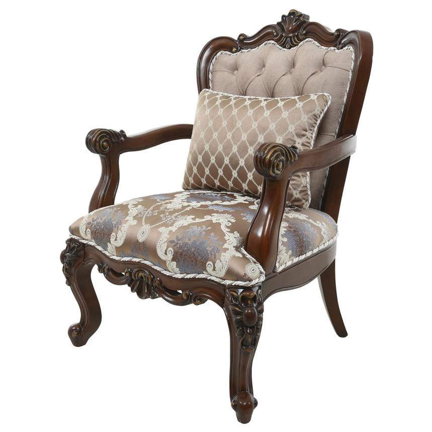 New Roma Brown Accent Chair  main image, 1 of 12 images.