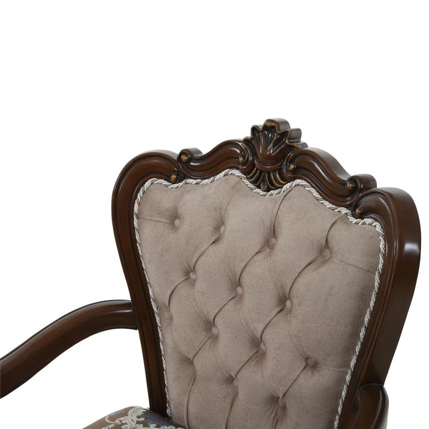 New Roma Brown Accent Chair  alternate image, 6 of 12 images.