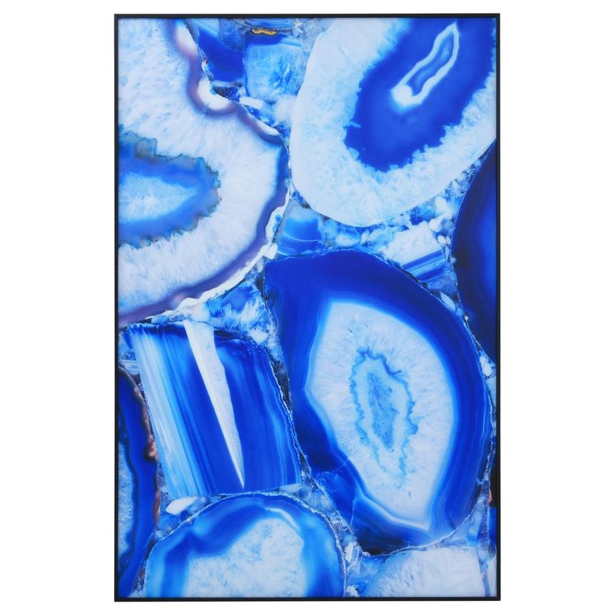 Geode Blue Acrylic Wall Art | El Dorado Furniture