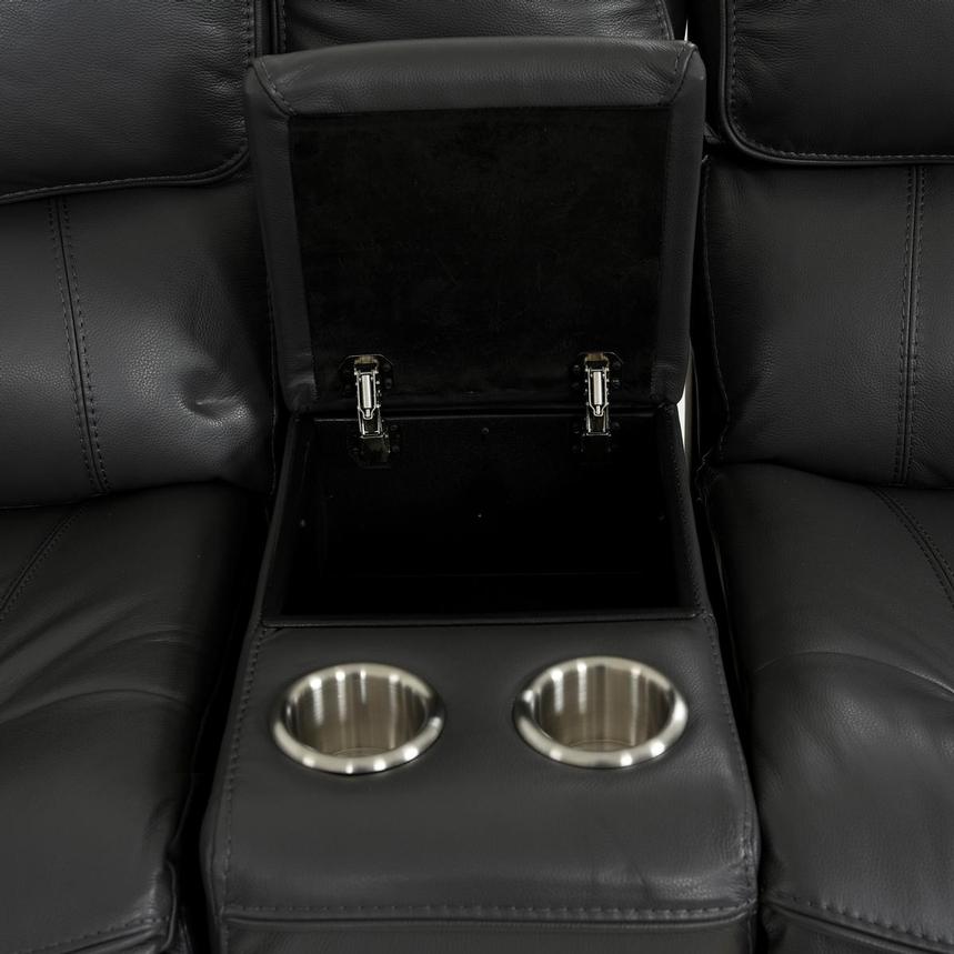 Cody Gray Home Theater Leather Seating with 5PCS/2PWR  alternate image, 8 of 10 images.