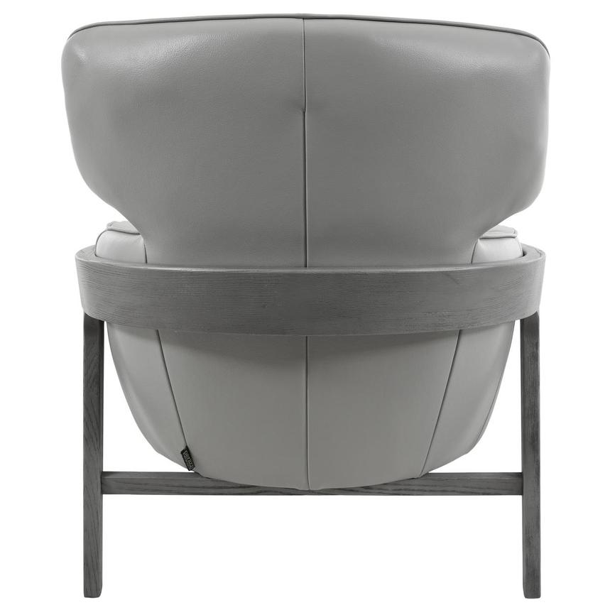 Gray leather arm discount chair