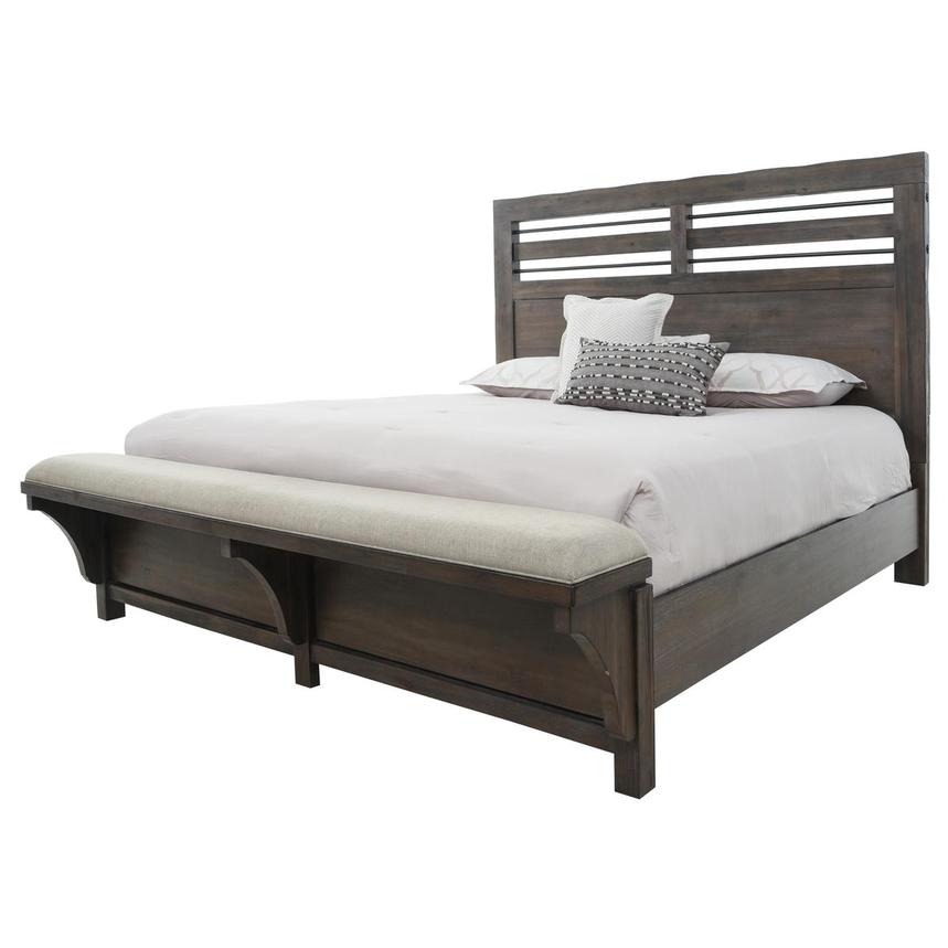 Roman King Panel Bed  main image, 1 of 9 images.