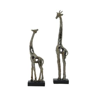 Giraffe Set of 2 Sculptures