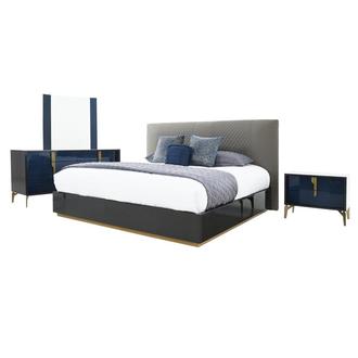 Sapphire 4-Piece Queen Upholstered Bedroom Set